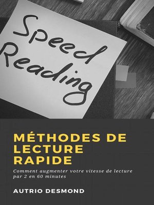 cover image of Méthodes de Lecture Rapide